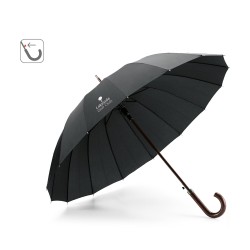 HEDI. Parasol z 16 drążkami wykonany z 190T pongee z automatycznym otwieraniem