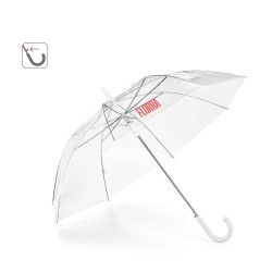NICHOLAS. Przezroczysty parasol POE z automatycznym otwieraniem