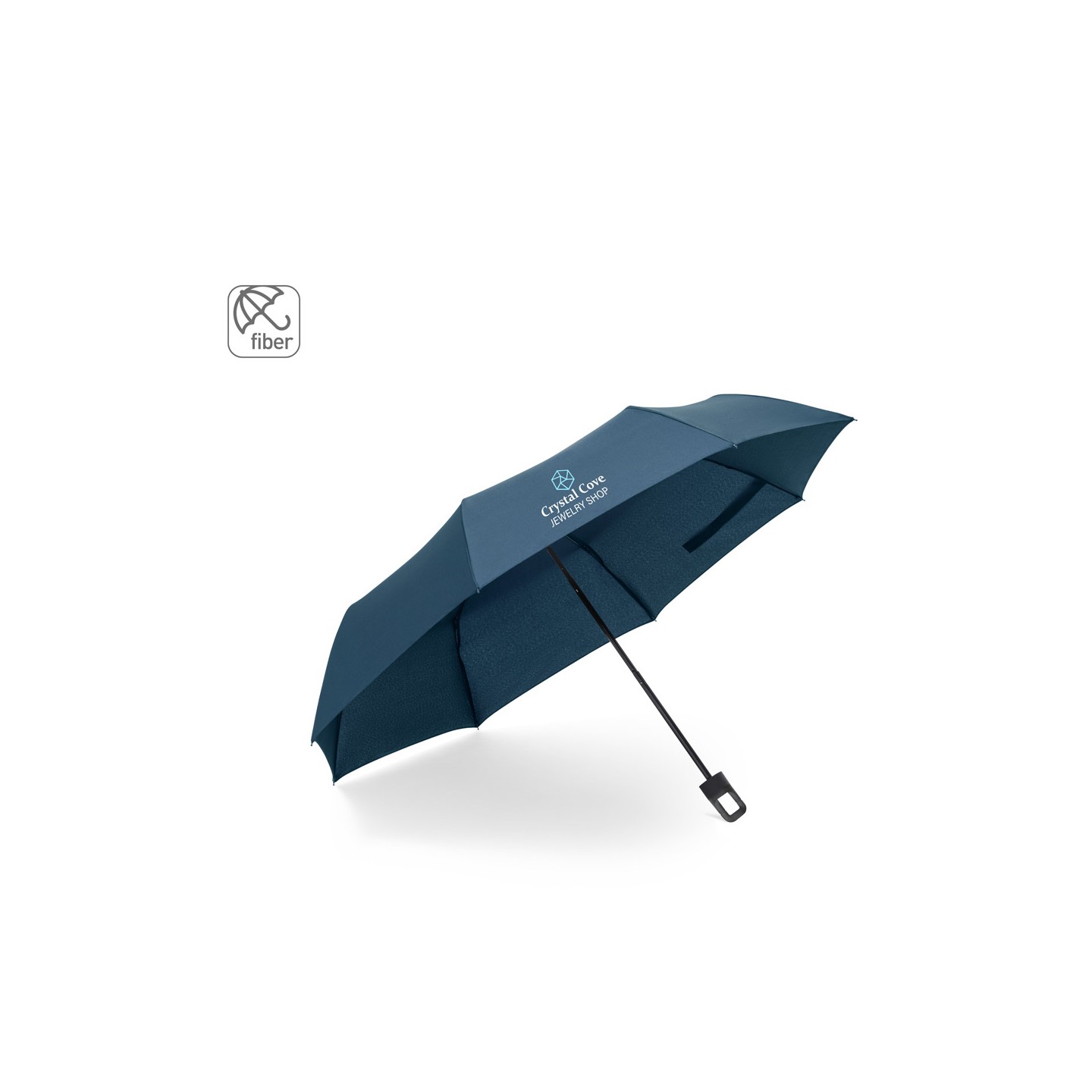 GEORGE. Parasol 21'' wykonany z poliestru pochodzącego z recyklingu (100% rPET) 190T wiatroodporny pongee