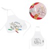 NILO. Fartuch z non-woven dla dzieci do pokolorowania (80 g/m²)