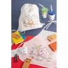 NILO. Fartuch z non-woven dla dzieci do pokolorowania (80 g/m²)