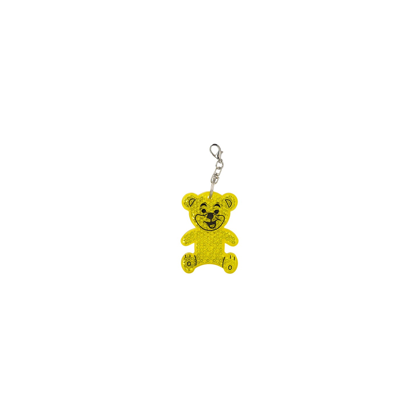 Brelok Teddy, żółty jasny