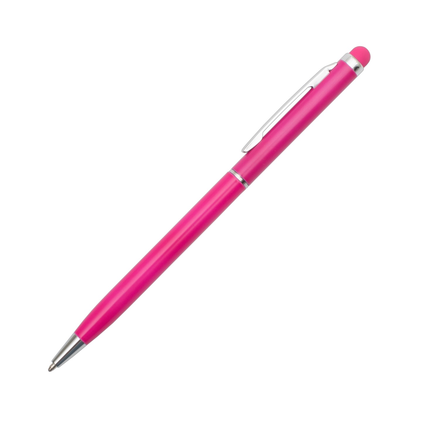 Długopis aluminiowy Touch Tip, magenta