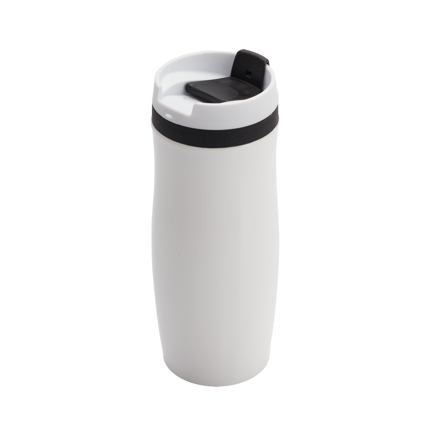 Kubek termiczny Viki 390 ml, czarny/biały
