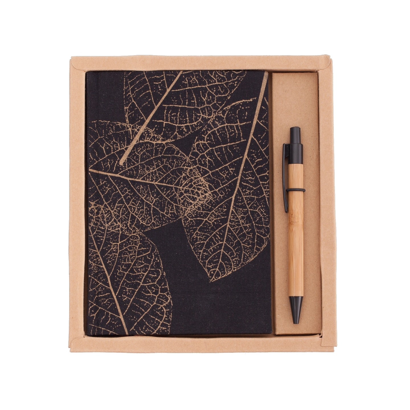 Zestaw Porto - notes z długopisem, brązowy