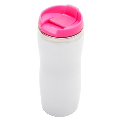 Kubek termiczny Askim 350 ml, różowy