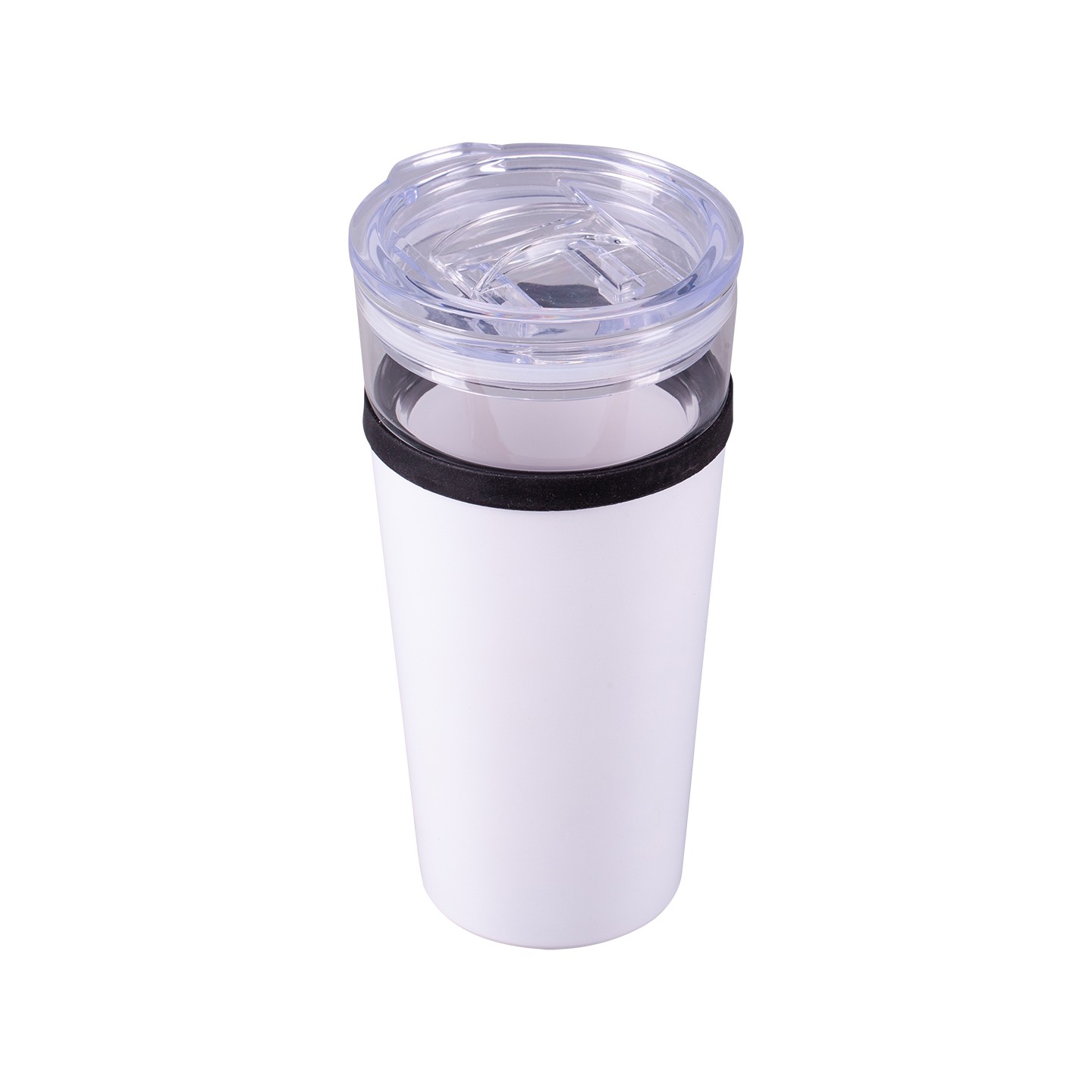 Kubek szklany Alpena 400 ml, biały