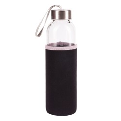 Szklana butelka Vim 500 ml, czarny