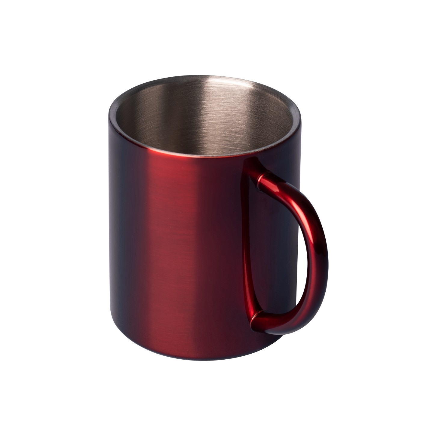 Kubek stalowy Stalwart 300 ml, czerwony