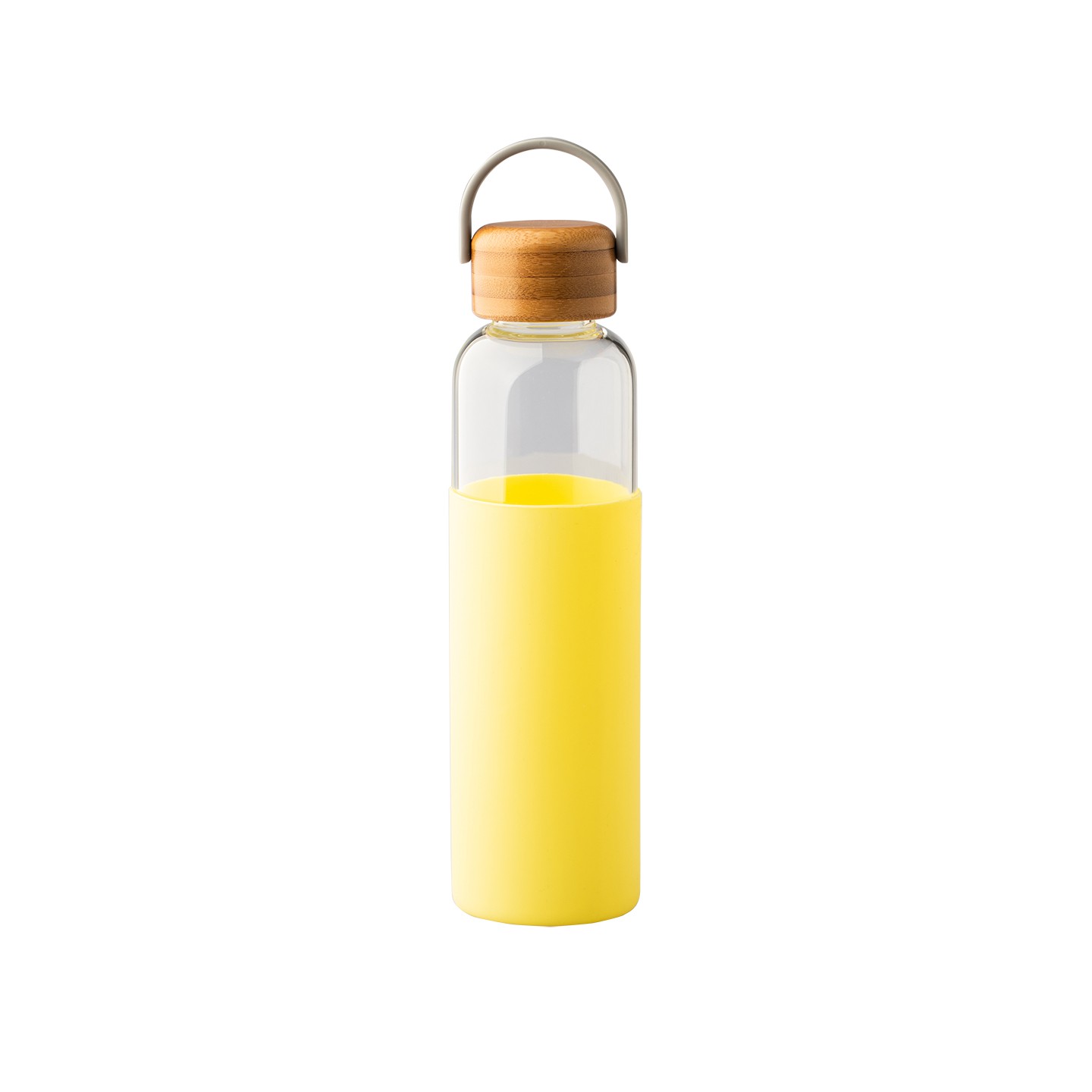Szklana butelka Refresh 560 ml, żółty