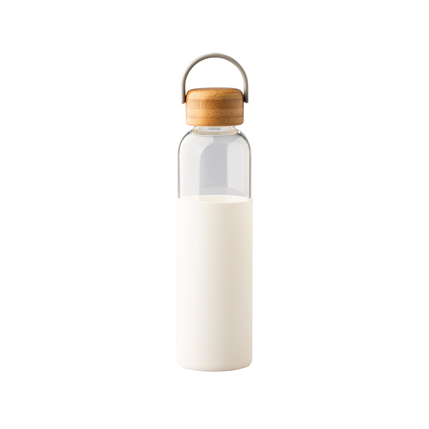 Szklana butelka Refresh 560 ml, biały