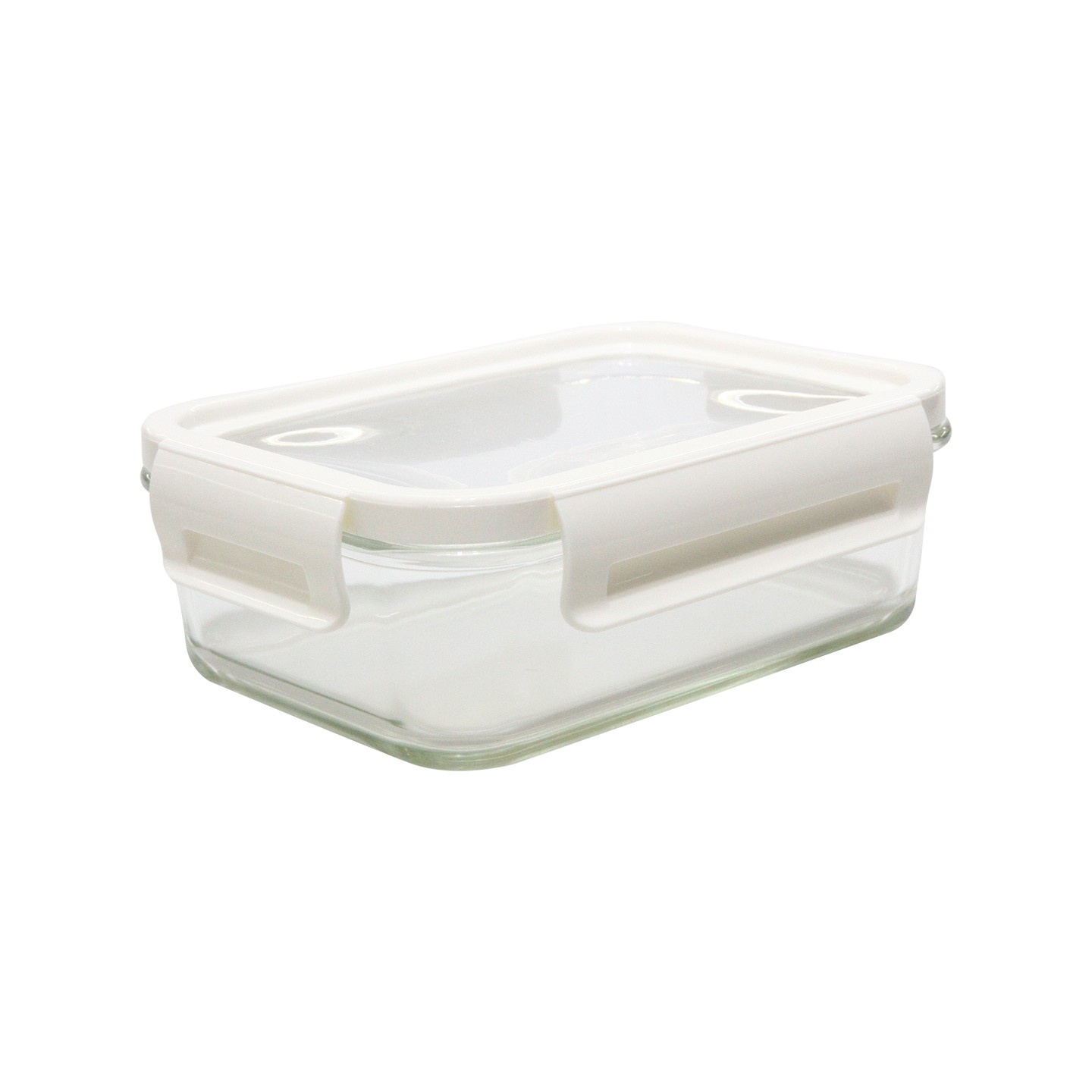 Lunch box Delect 900 ml, biały/transparentny