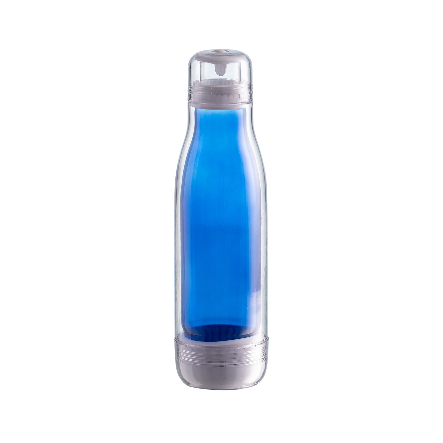 Butelka szklana z osłoną Smart 520 ml, niebieski