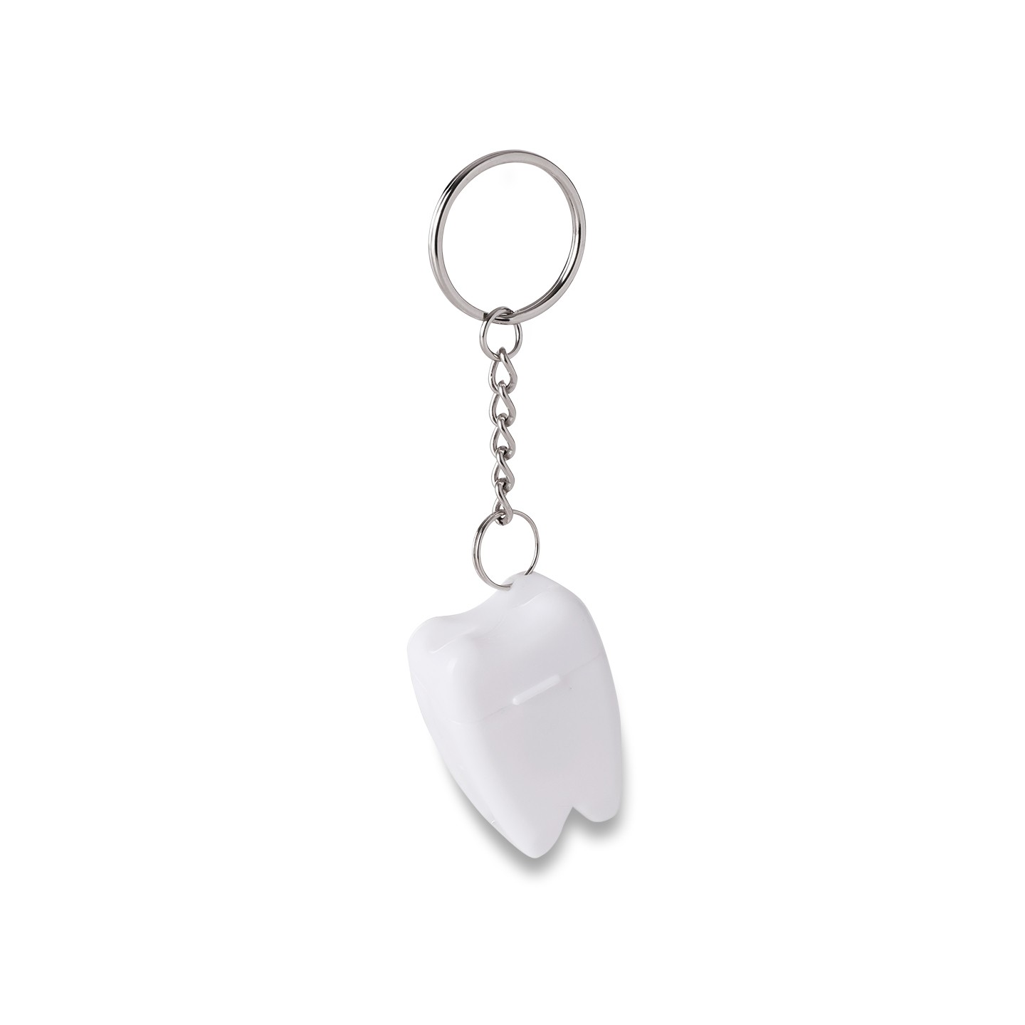 Brelok Toothy z nicią dentystyczną, biały
