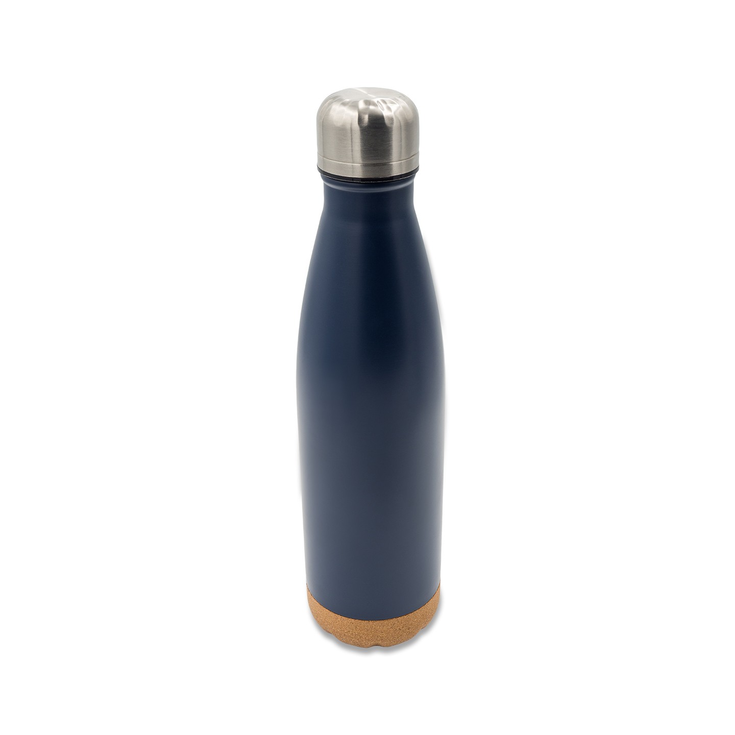 Butelka termiczna z korkowym spodem Jowi 500 ml, granatowy