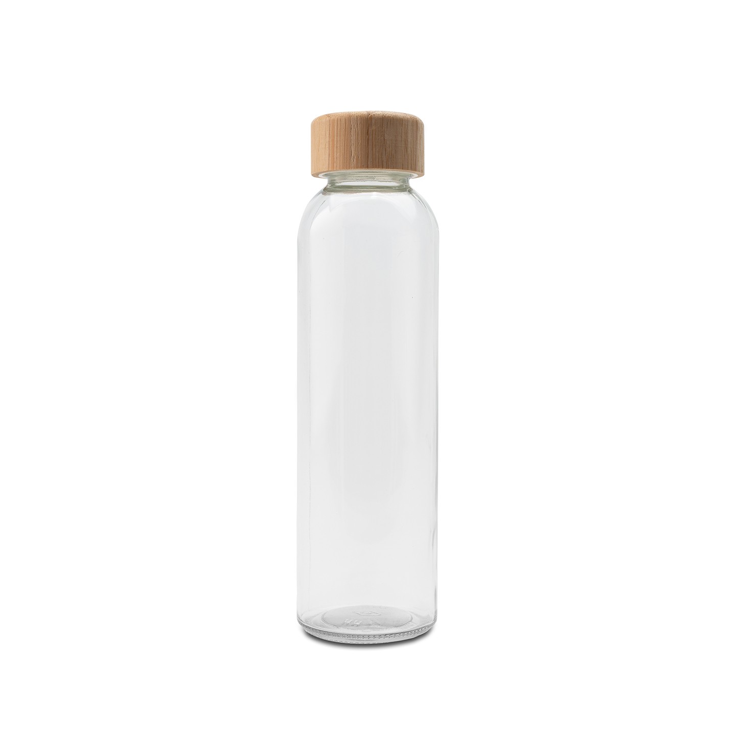 Szklana butelka Aqua Madera 500 ml, brązowy/transparentny