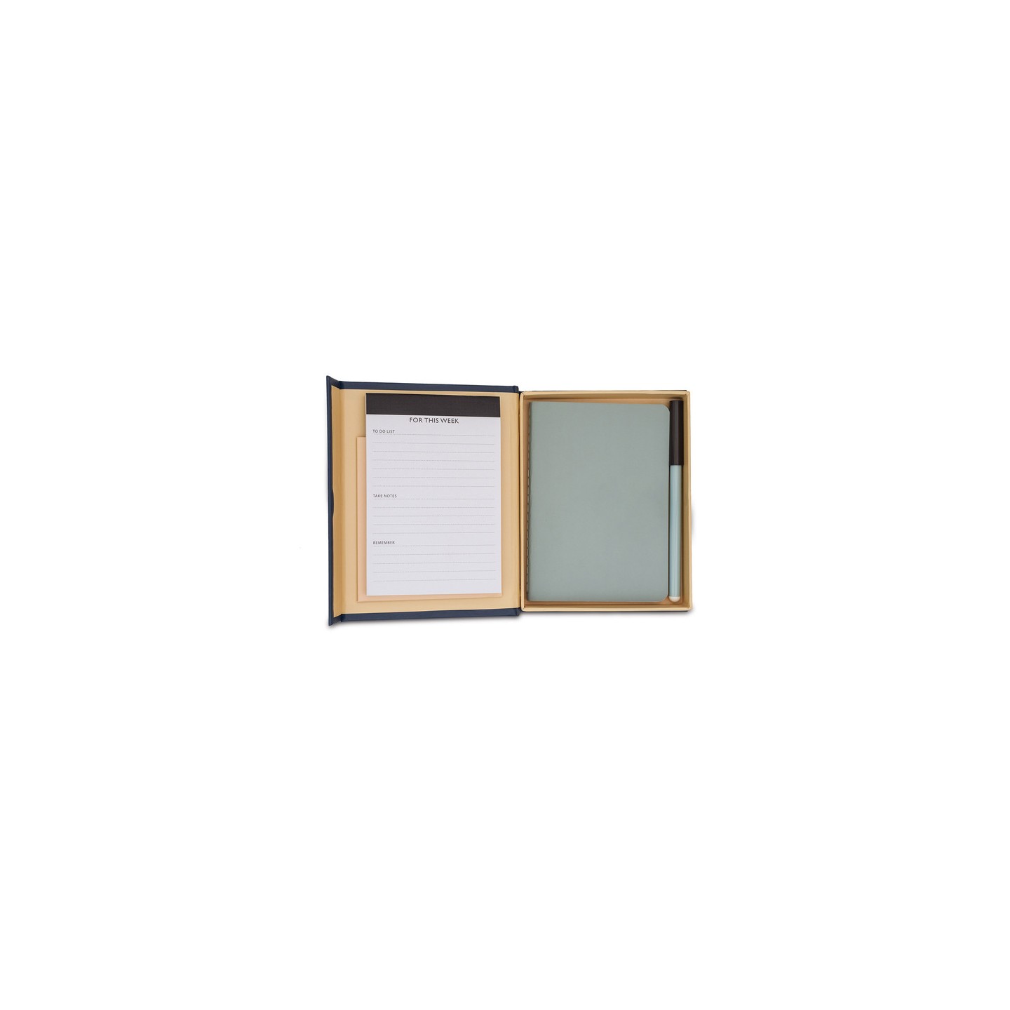 Notes i planner w upominkowym pudełku Kampa, granatowy
