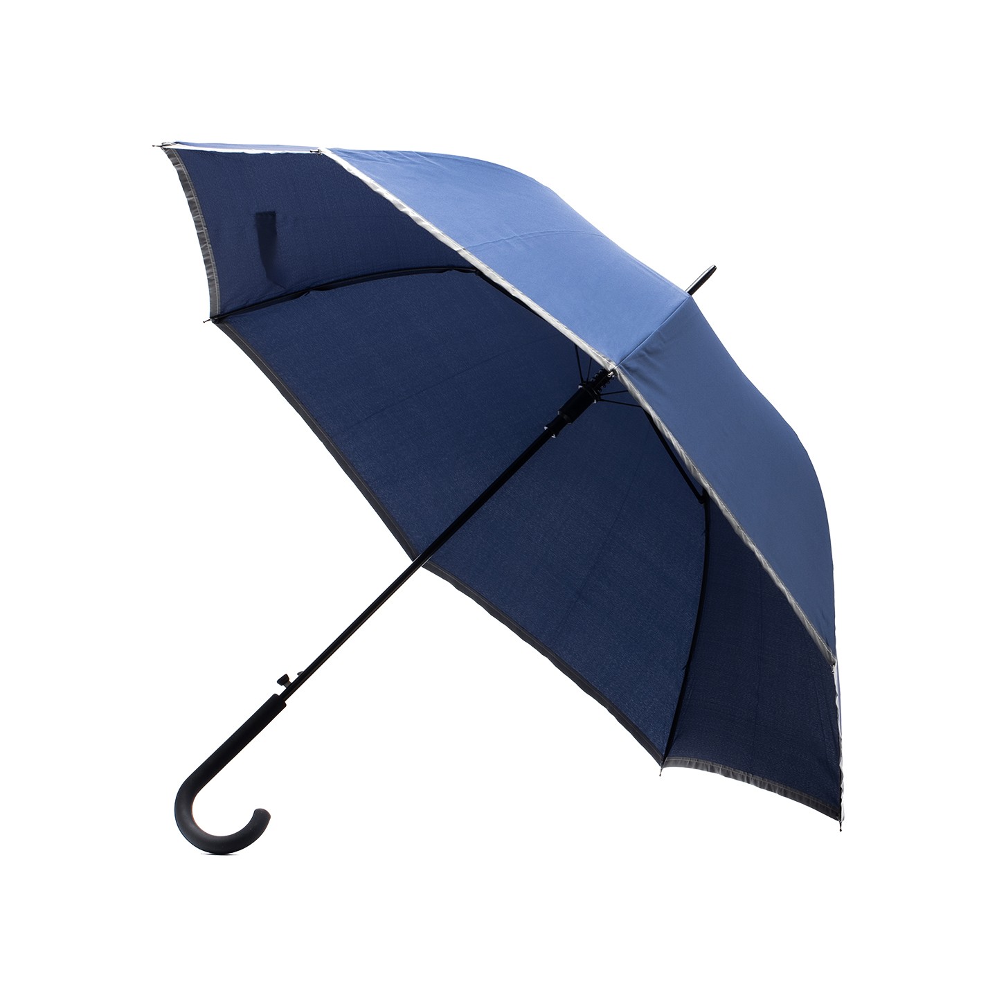 Parasol z taśmą odblaskową Refu, niebieski