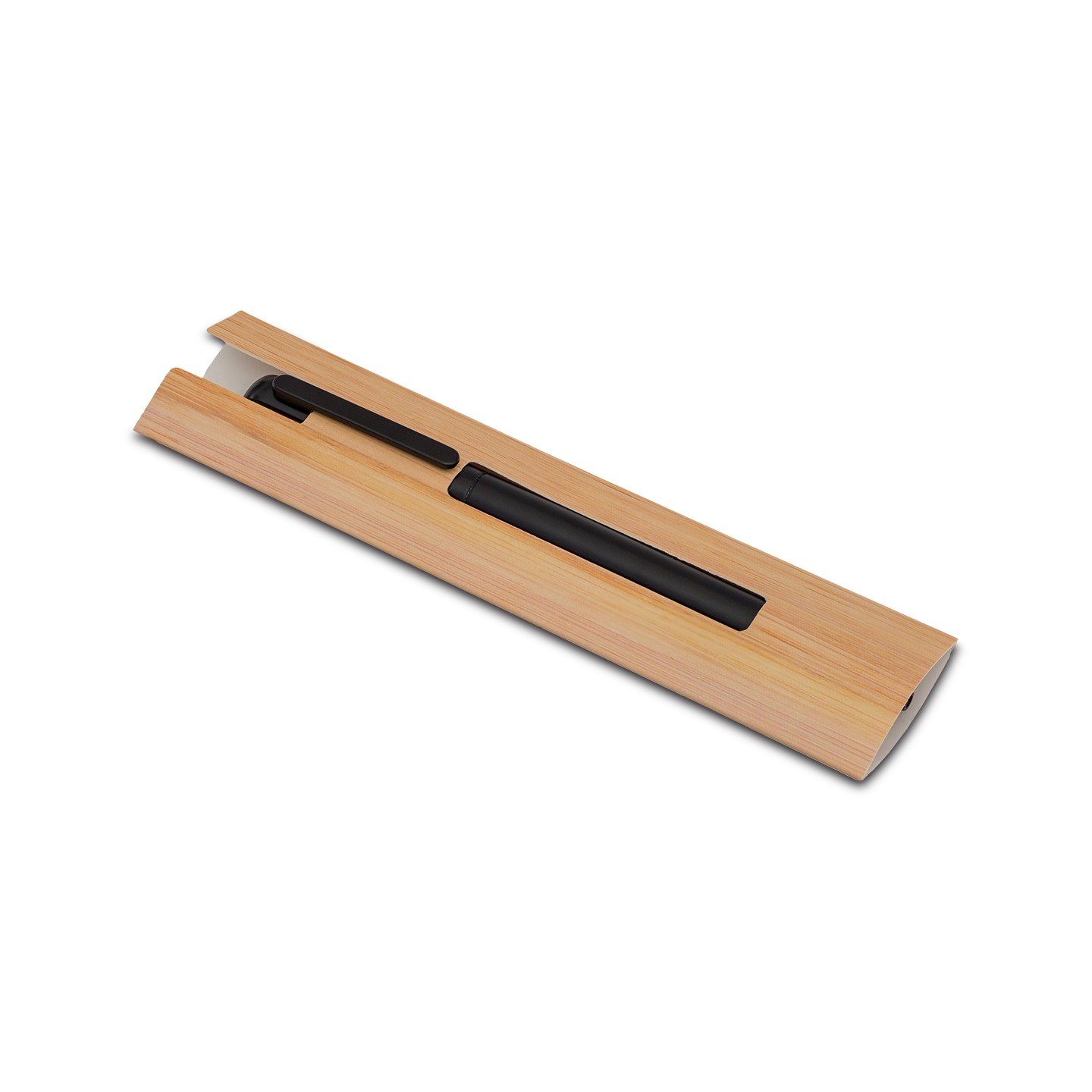 Metalowy długopis w etui Jerome, czarny