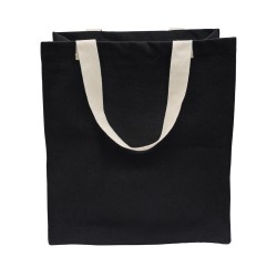 Torba z bawełny 340 g/m2 Lisburn, czarny
