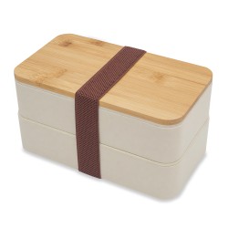 Victor lunch box podwójny 1000 ml, beżowy