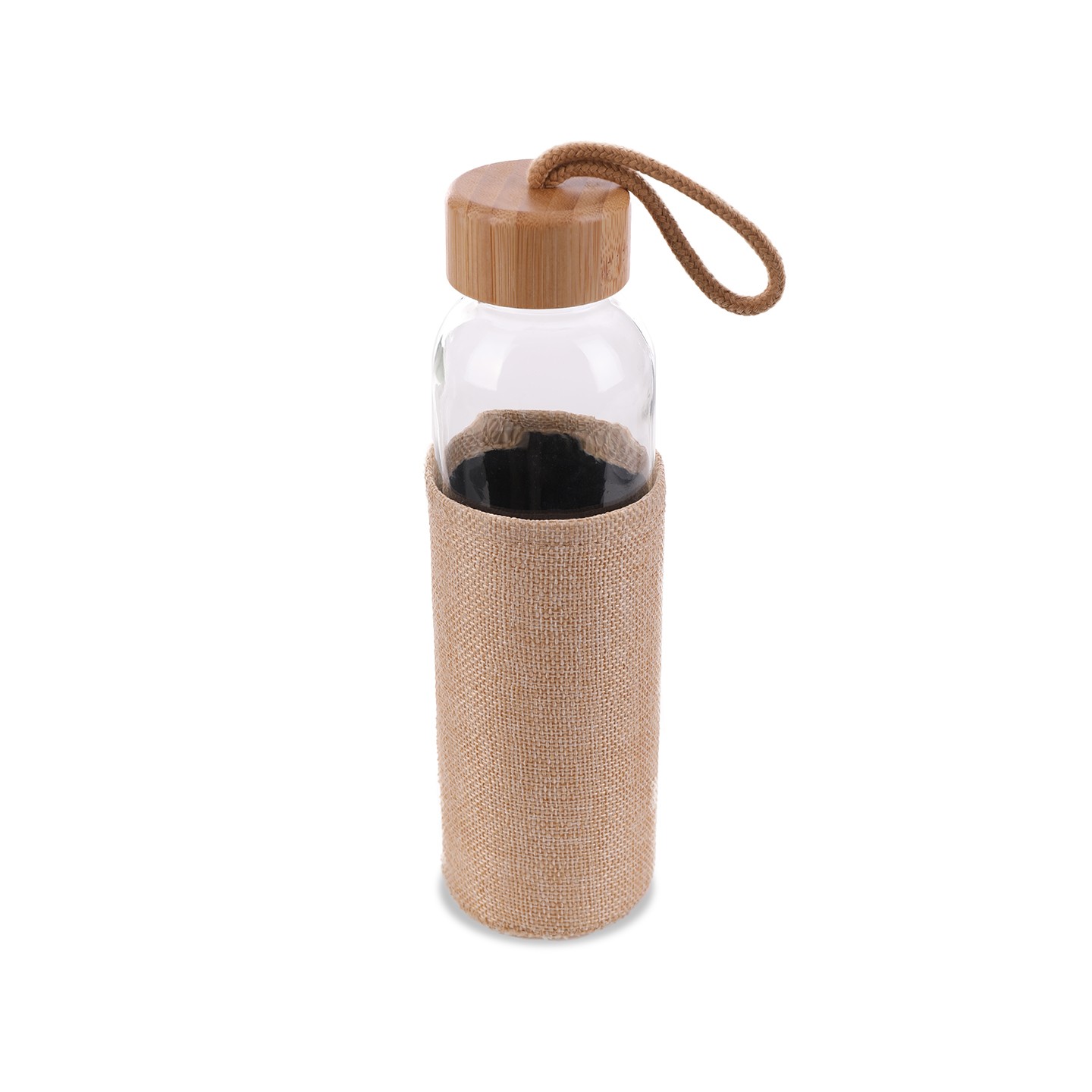 Szklana butelka Aquarius 500 ml, beżowy