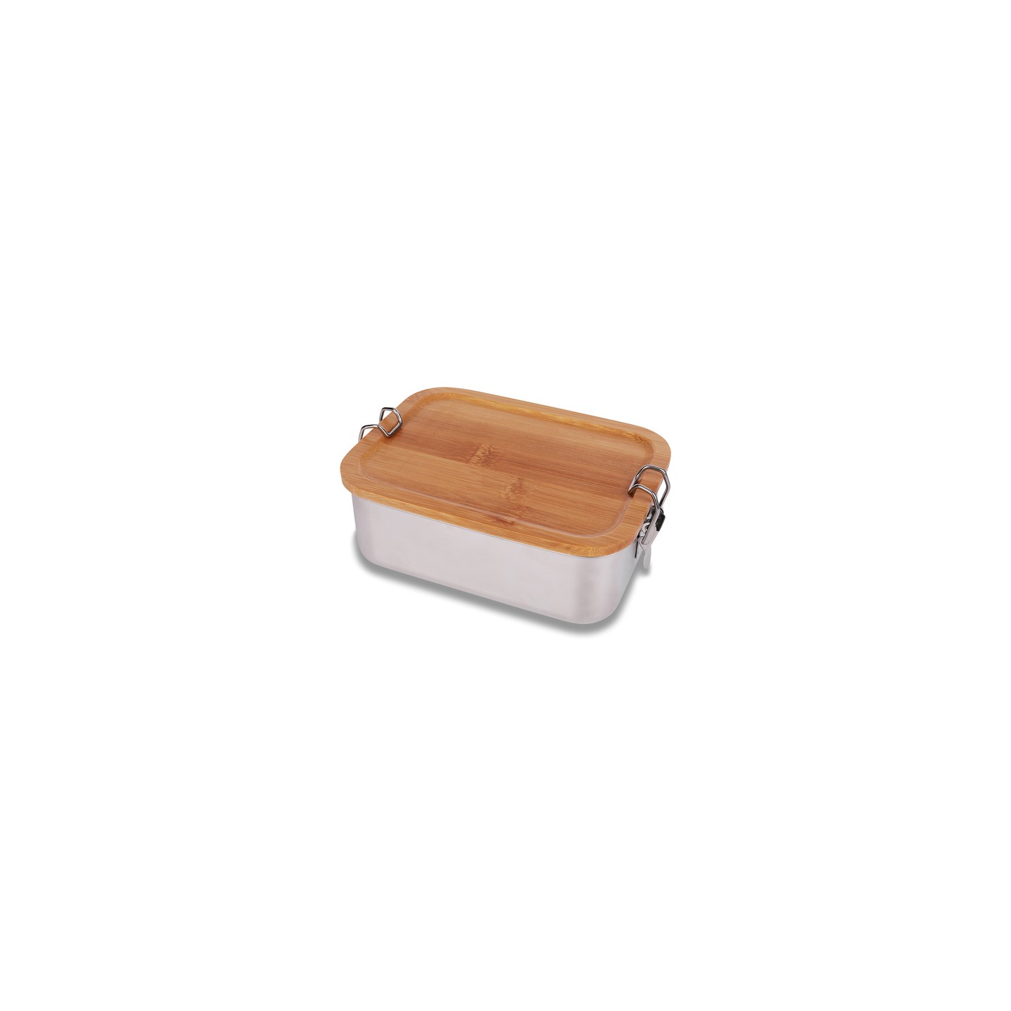 Stalowy lunch box Somerton 800 ml, srebrny