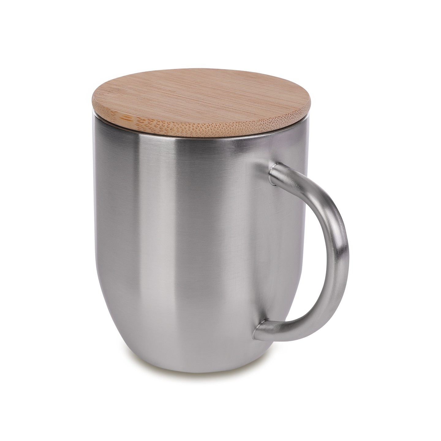 Kubek stalowy Maloy 350 ml , srebrny