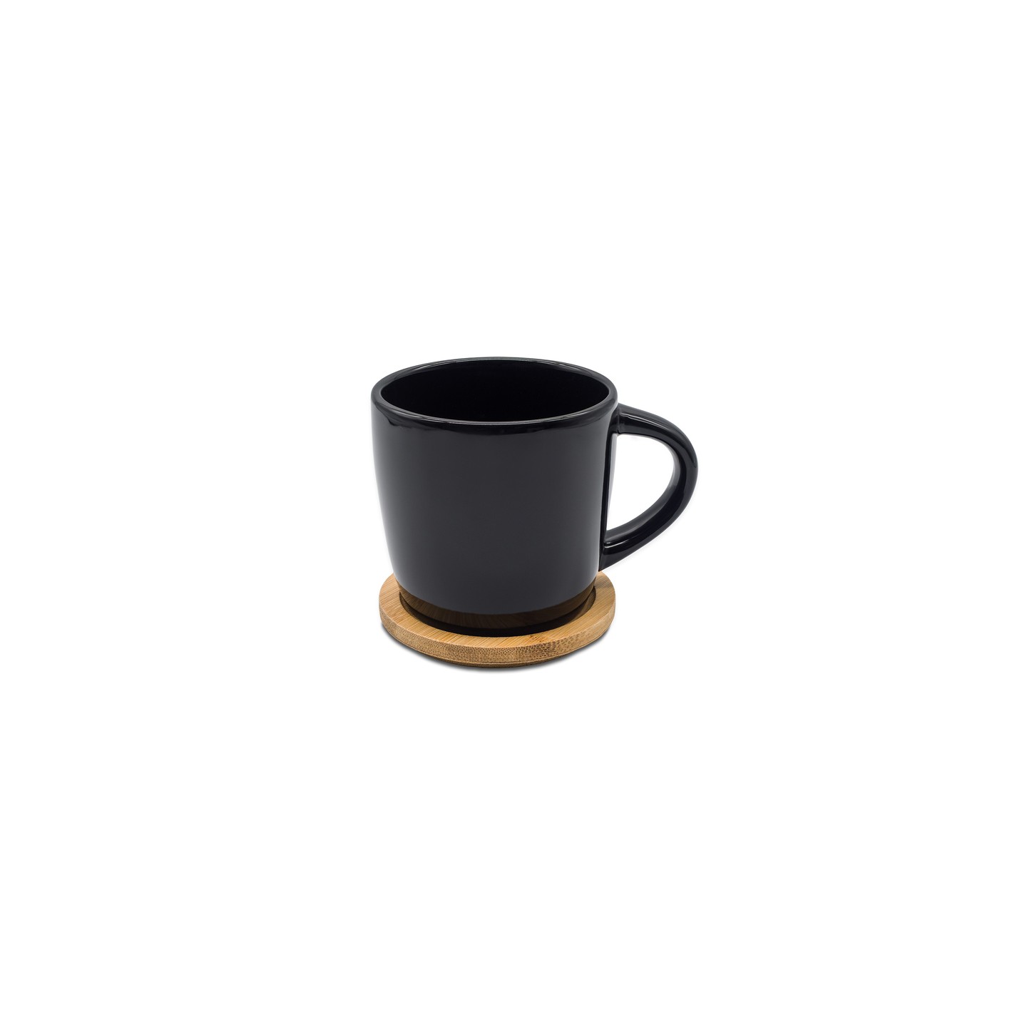 Kubek ceramiczny Arona 320 ml, czarny