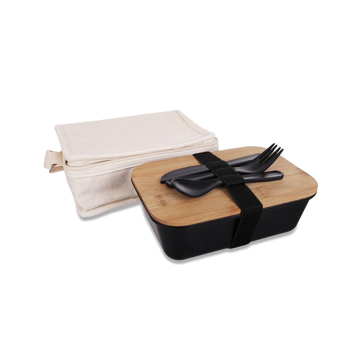 Zestaw na lunch Take Away, beżowy