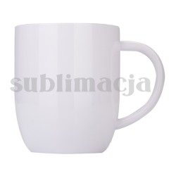 Kubek stalowy Day Alis z powłoką sublimacyjną 350 ml, biały