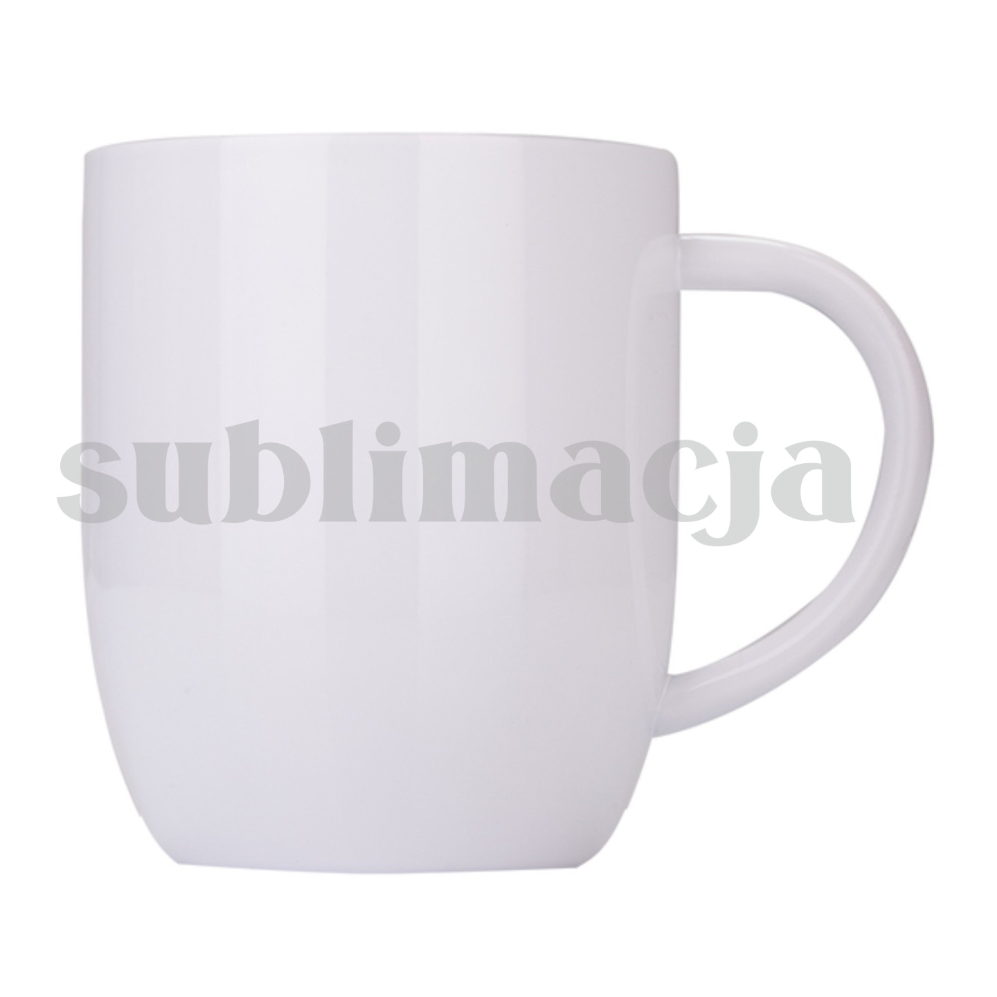 Kubek stalowy Day Alis z powłoką sublimacyjną 350 ml, biały