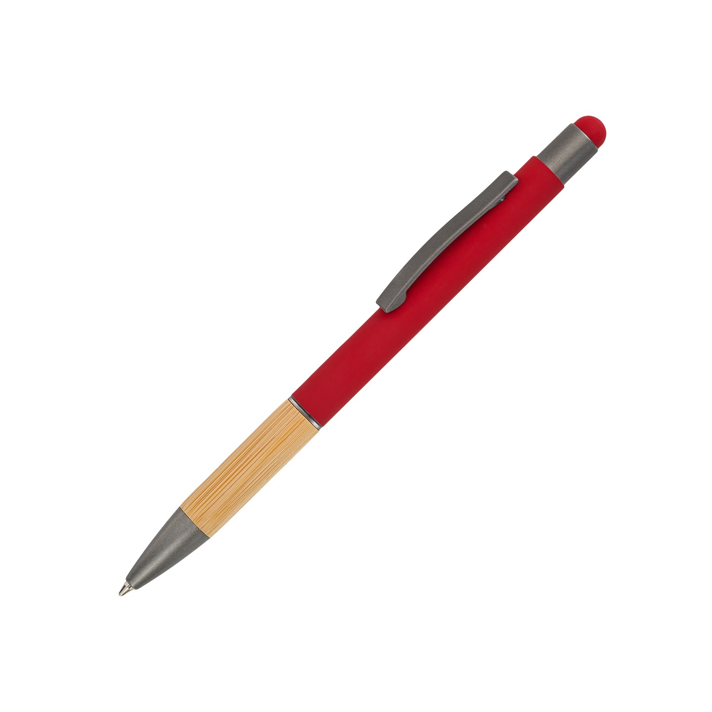 Długopis aluminiowy Kanuri, czerwony