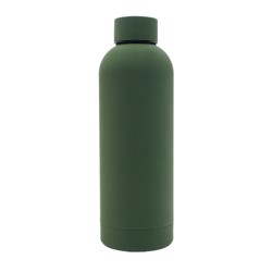Butelka termiczna Mendoza 500 ml, ciemny zielony