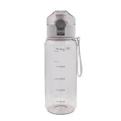 Bidon z tritanu H2O 680 ml, szary