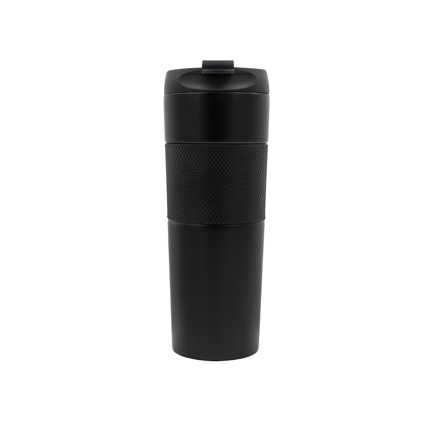 Kubek termiczny z french press Aspet 450 ml, czarny