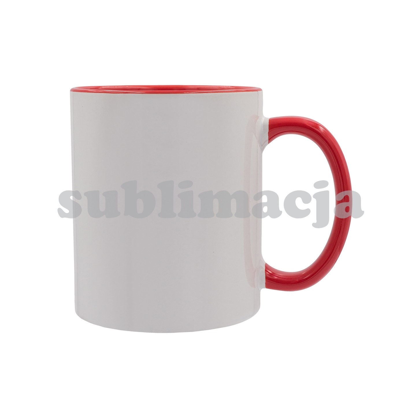 Kubek z powłoką sublimacyjną Gaeta 330 ml, czerwony