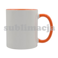 Kubek z powłoką sublimacyjną Gaeta 330 ml, pomarańczowy