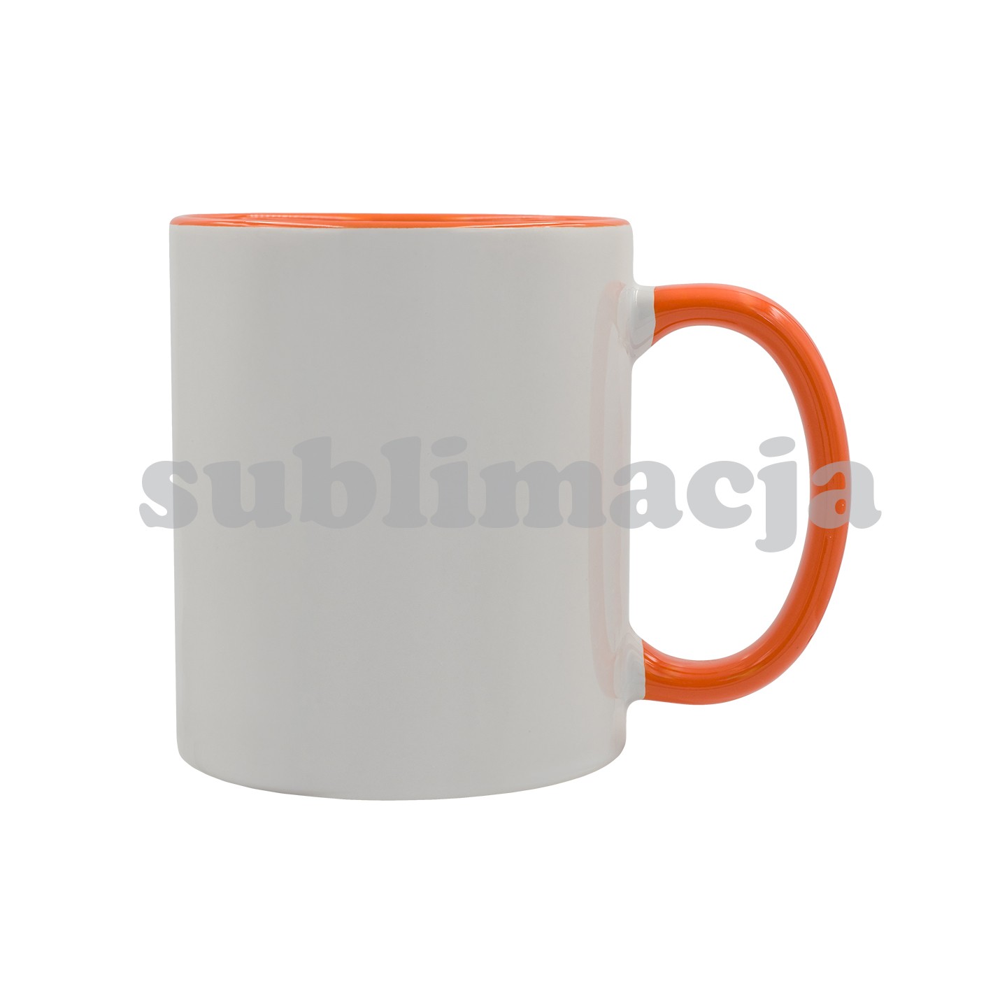 Kubek z powłoką sublimacyjną Gaeta 330 ml, pomarańczowy