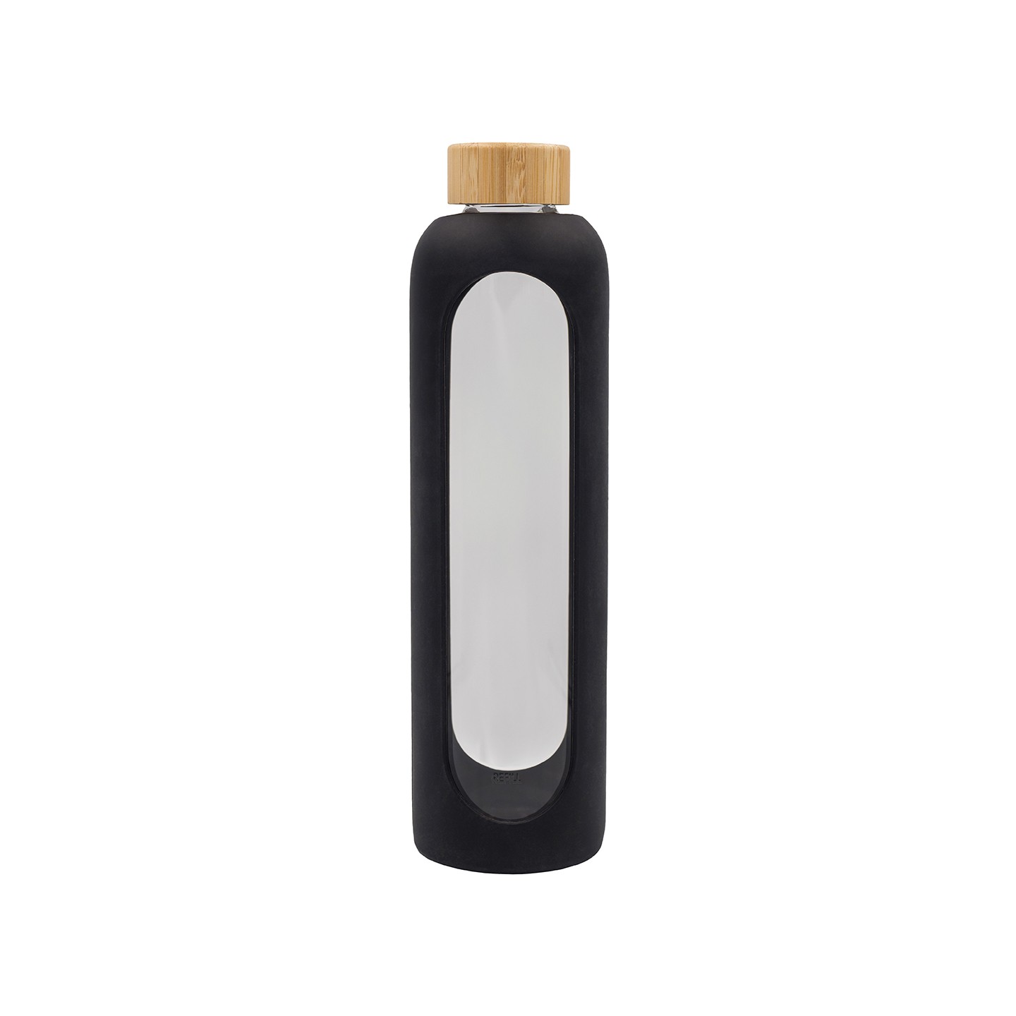 Butelka ze szkła borokrzemowego Richmond 1100 ml, czarny
