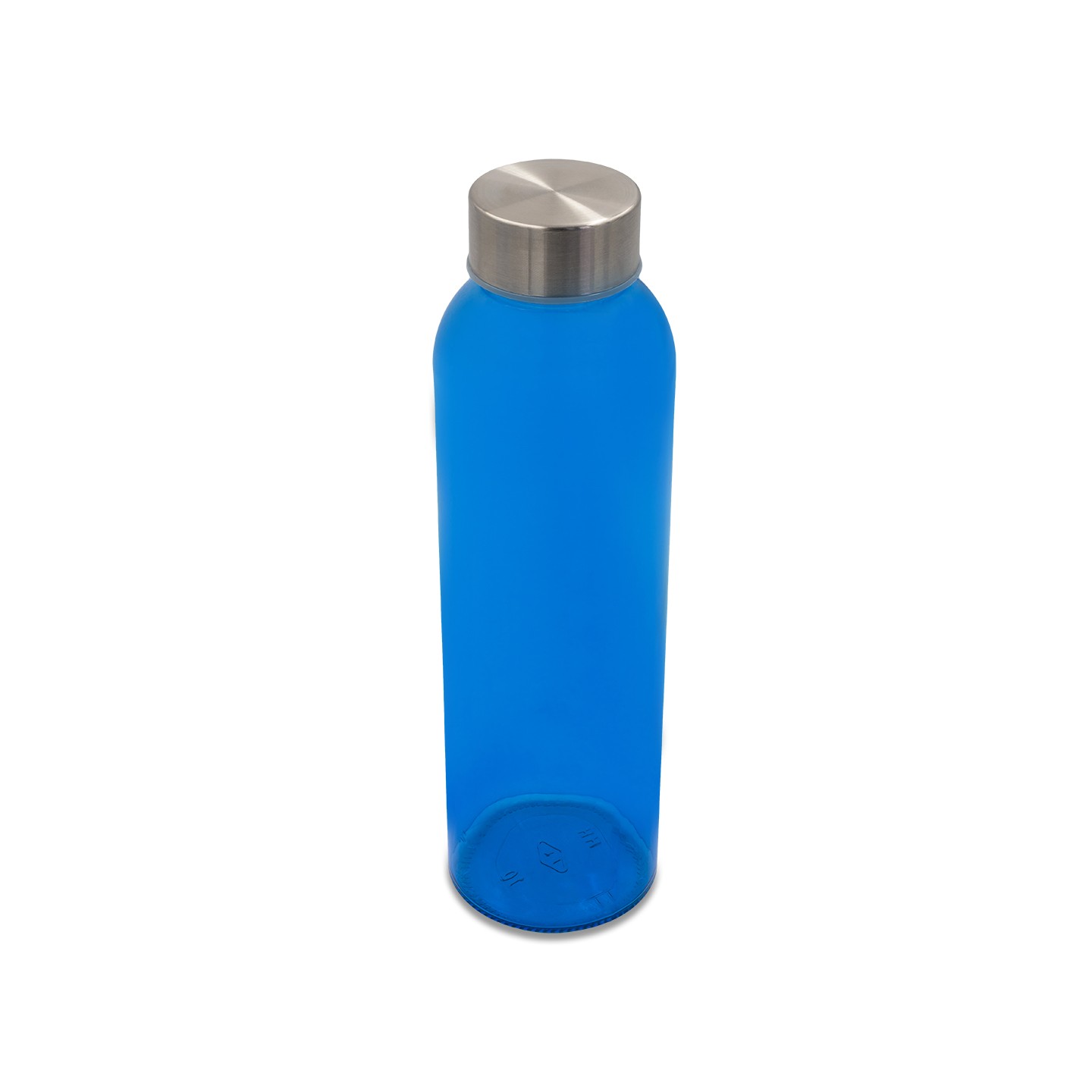 Kolorowa, szklana butelka Aqua Kuba 500 ml, niebieski