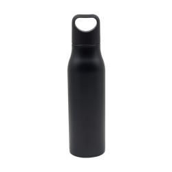 Butelka stalowa Bary 800 ml, czarny