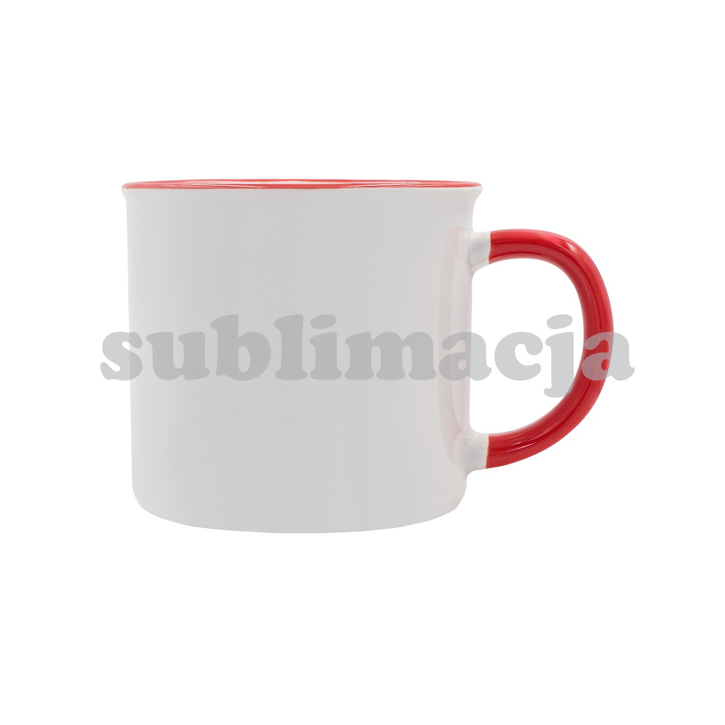 Kubek z powłoką sublimacyjną Ars 400 ml, czerwony