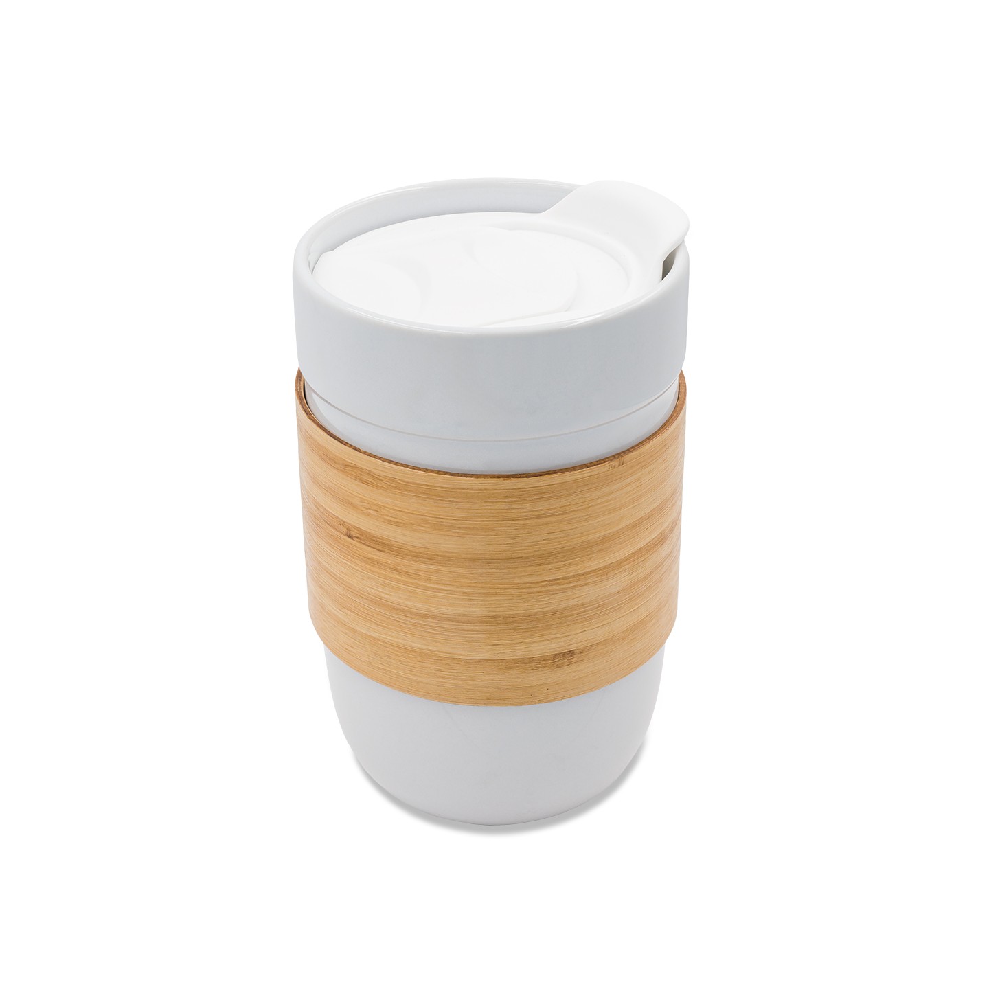 Kubek ceramiczny Skive 500 ml, biały