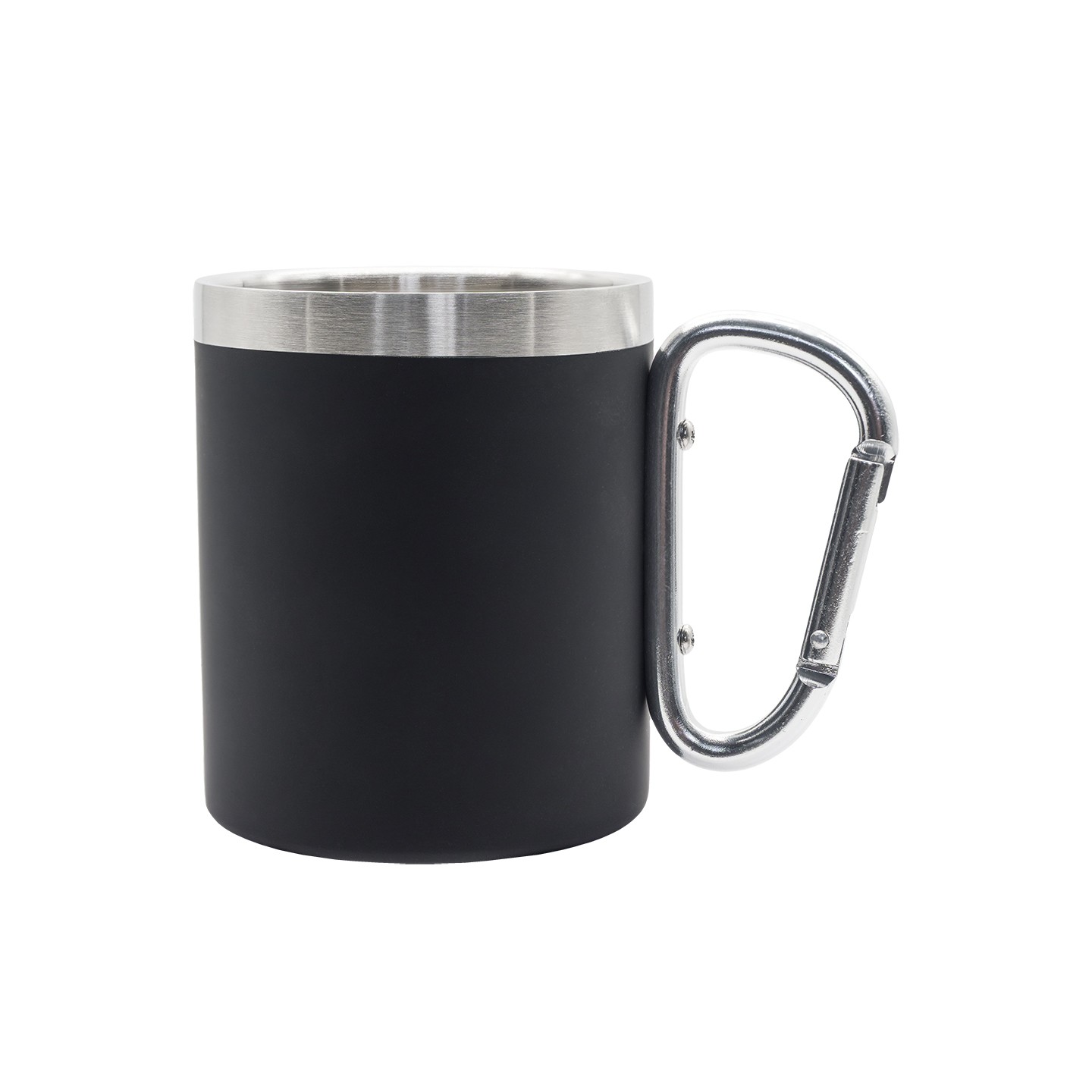 Kubek stalowy Magaro 300 ml, czarny