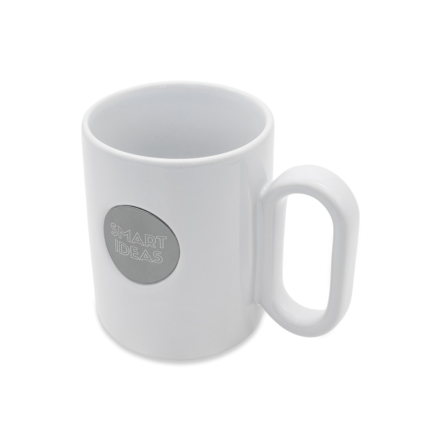 Kubek ceramiczny Pery 480 ml, biały