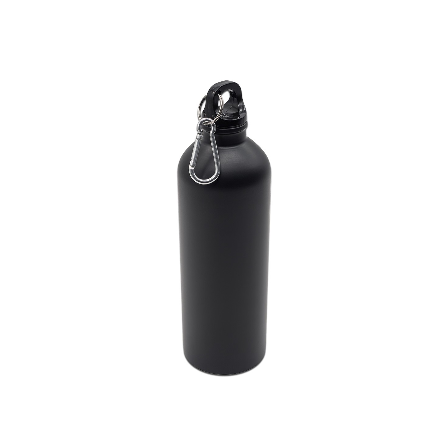 Bidon stalowy Caminos 800 ml, czarny
