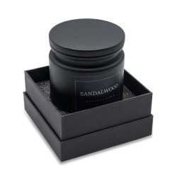 Świeca zapachowa Sandalwood, czarny