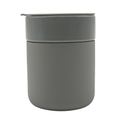 Kubek ceramiczny Caldo 370 ml, szary