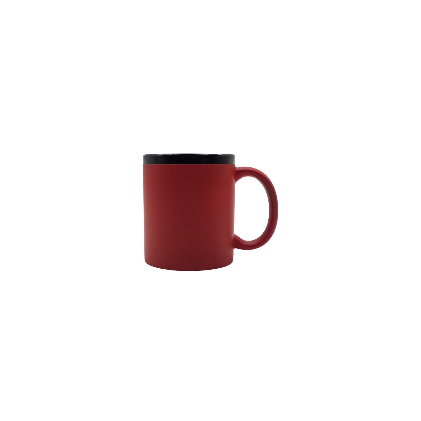 Kubek ceramiczny Velluto 350 ml, czerwony